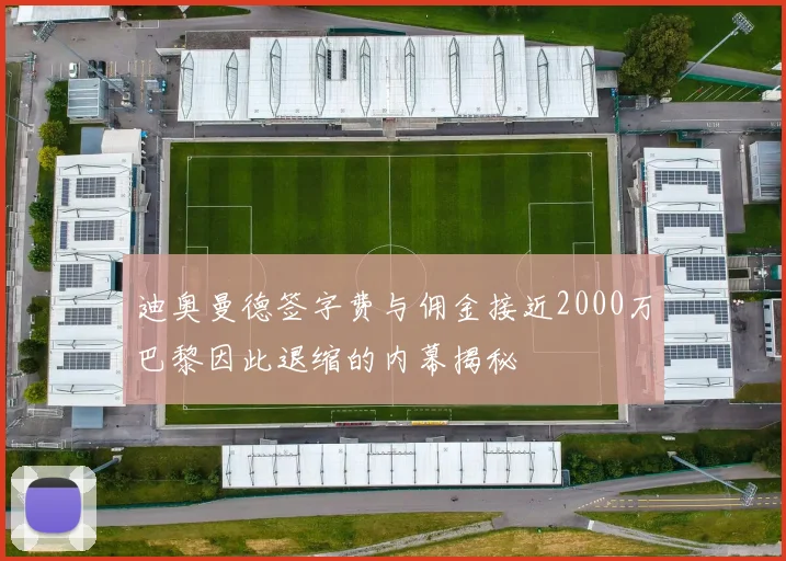 迪奥曼德签字费与佣金接近2000万巴黎因此退缩的内幕揭秘